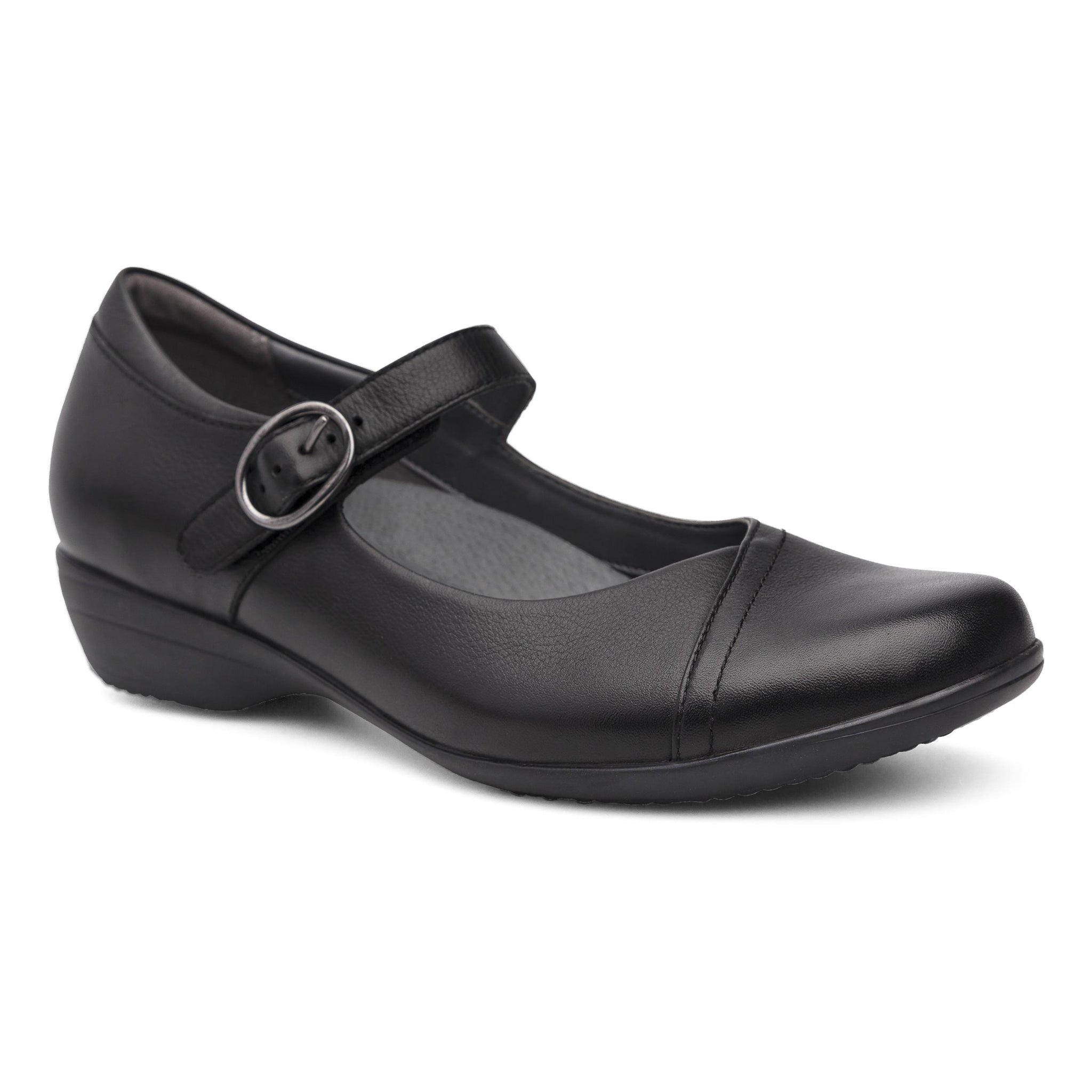 Fawna Black Milled Nappa – Dansko