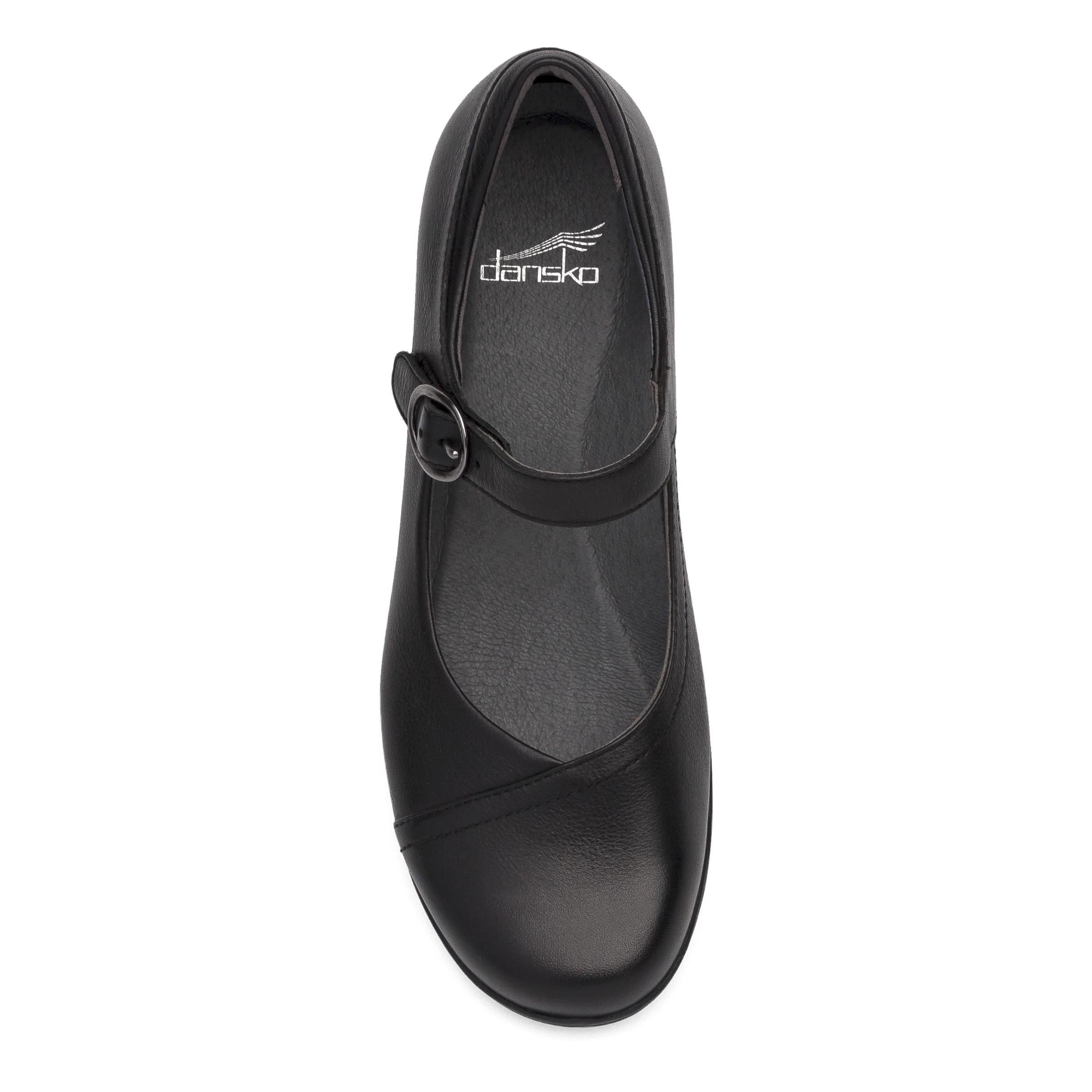 Dansko Fawna Mary Jane Shoes – Chestnut Leather With Arch Support & Comfort Footbed