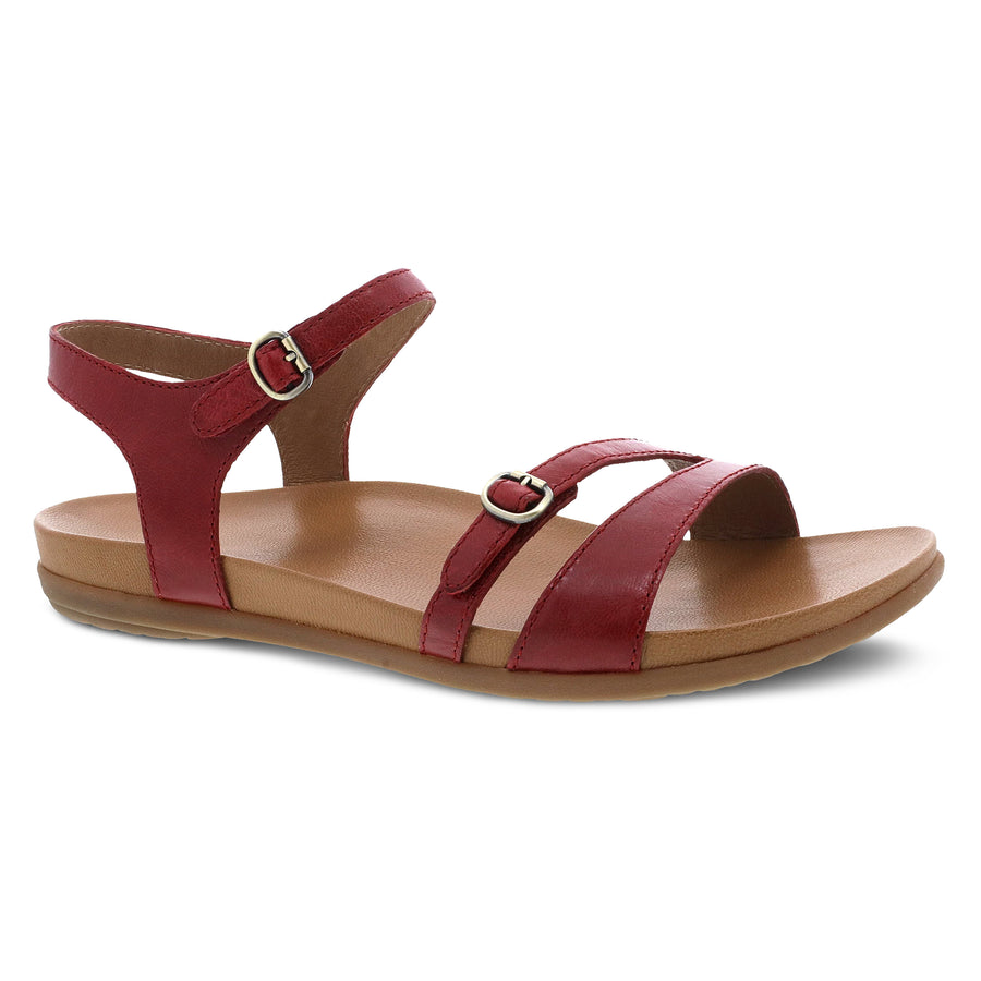 Primary image of Janelle Red Glazed Leather