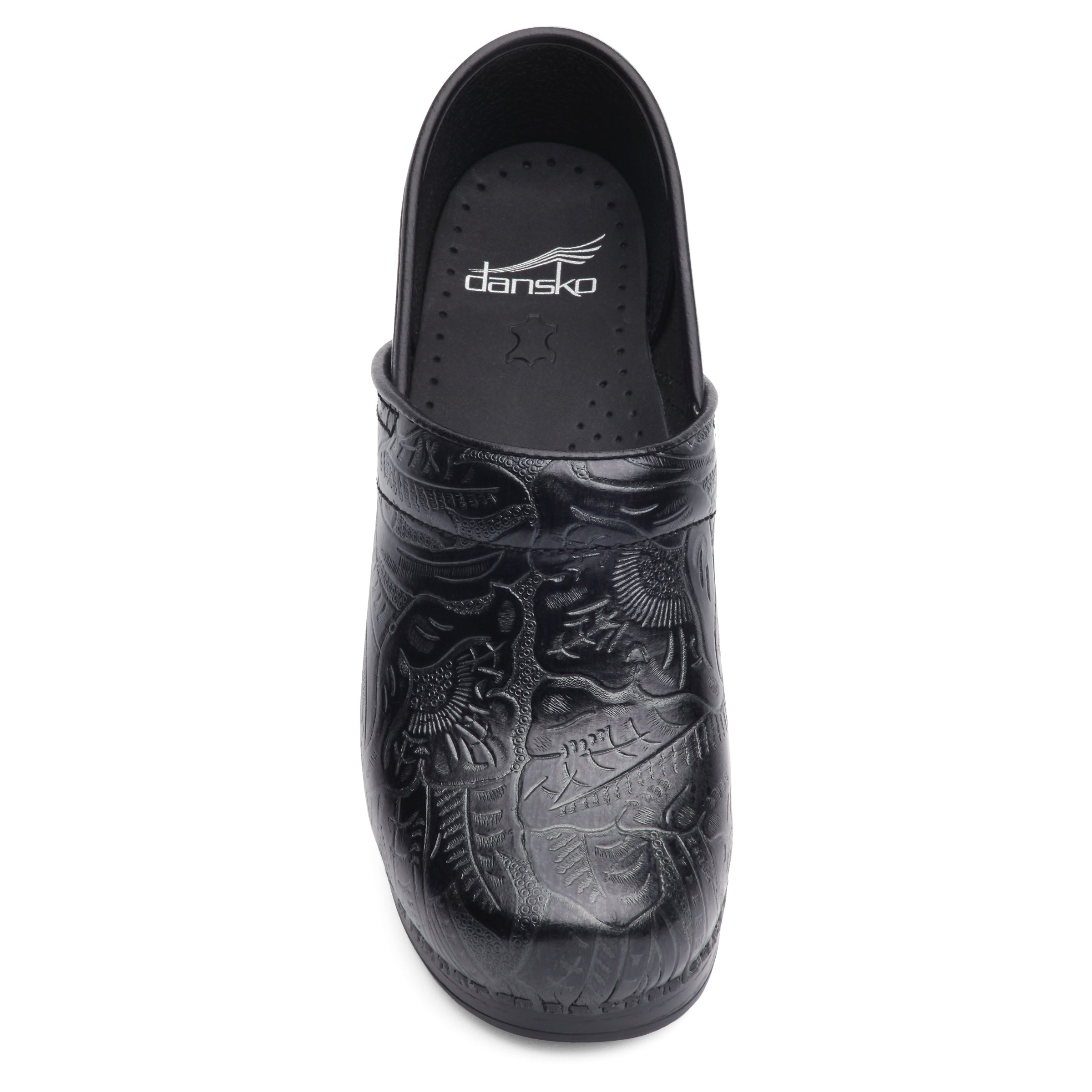 Wide Pro Black Tooled Dansko