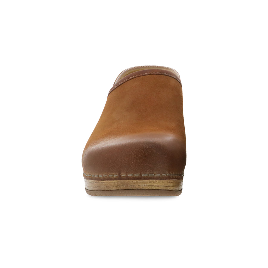 Toe image of Brenna Tan Burnished Suede