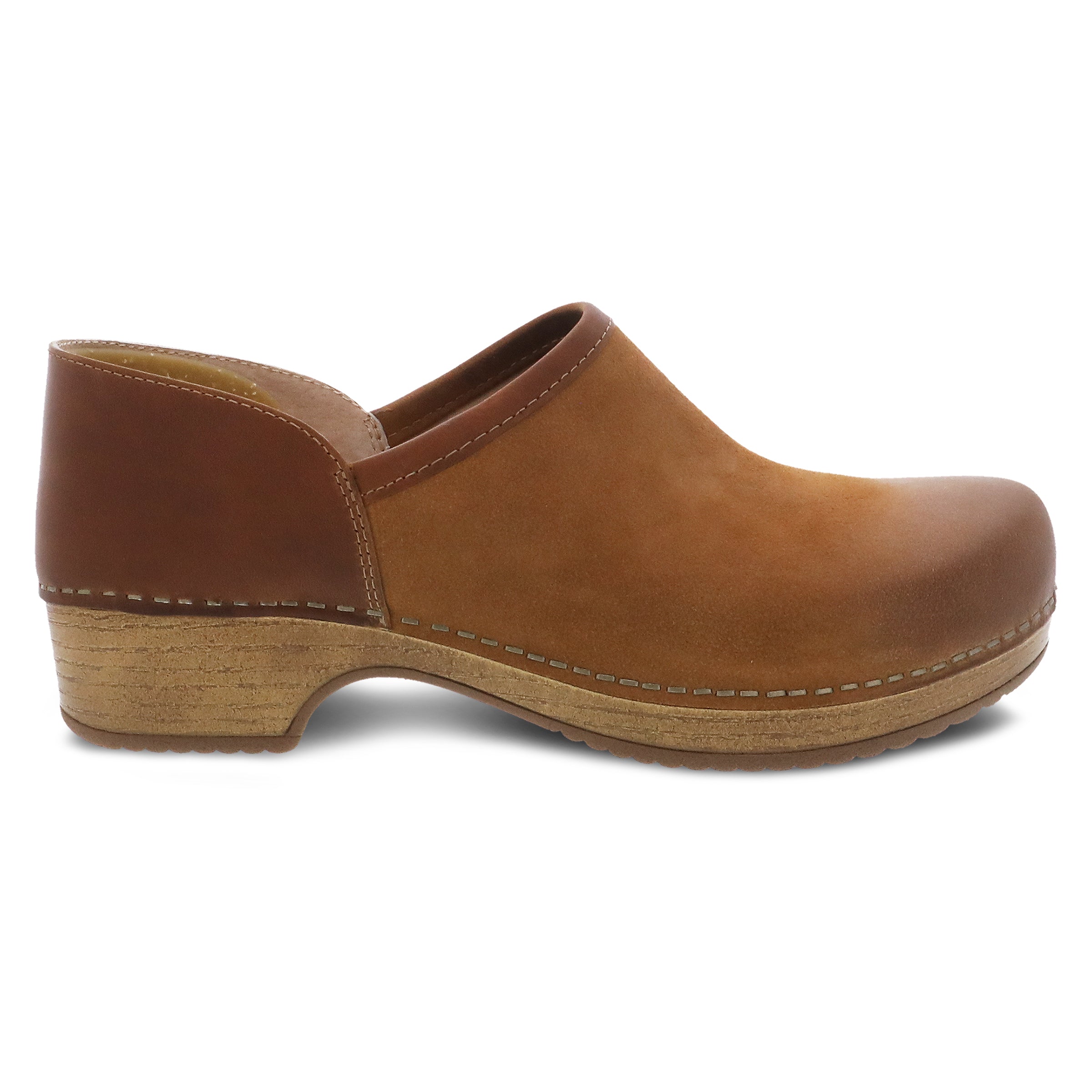 Brenna Tan Burnished Suede – Dansko