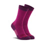 Merino Wool Crew Socks Purple
